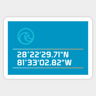 Epcot Living Seas Coordinates Sticker